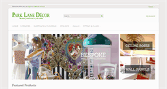 Desktop Screenshot of parklanedecor.co.za